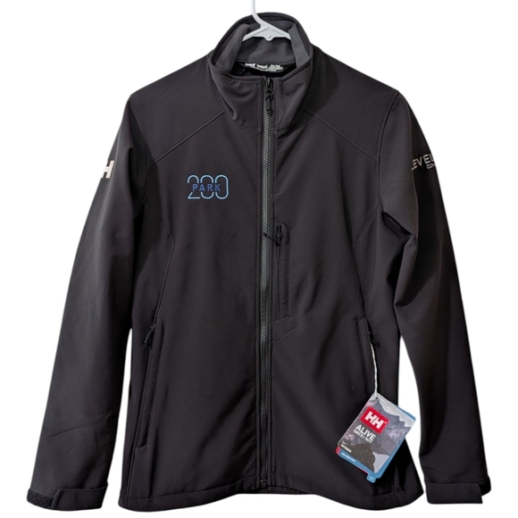 Helly Hansen Embroidered Women's M Paramount Softshell Jacket - Black 62925 NWT - Picture 1 of 11